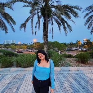 Princess Polly Delaney bodysuit in blue